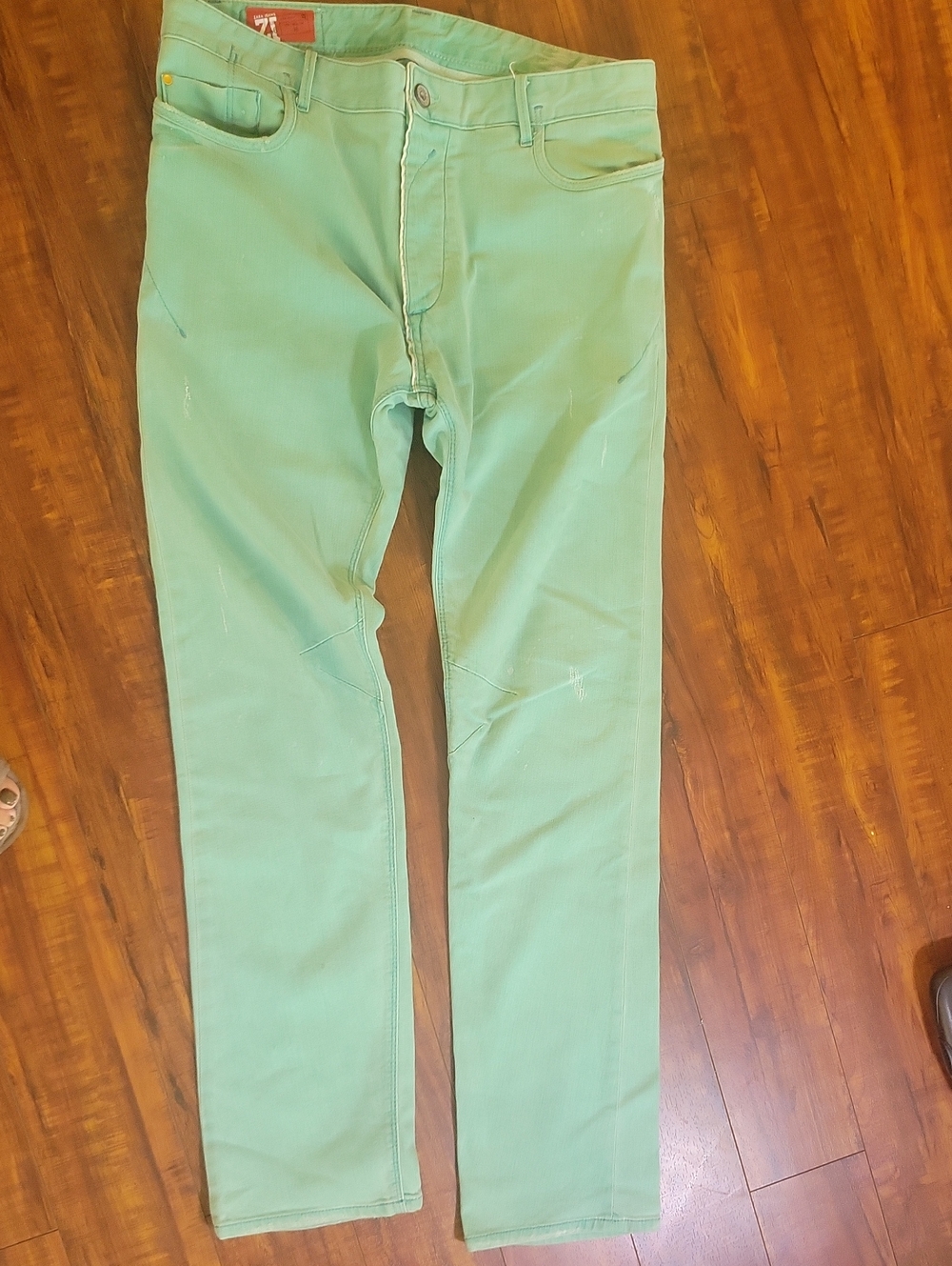 Zara Light Mint Green Men's Chinos